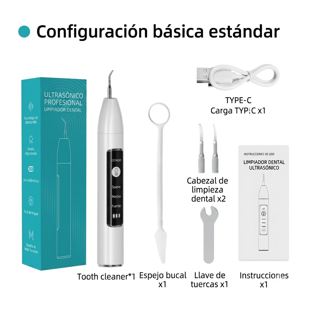 Limpiador Dental Ultrasónico Profesional Nuvella