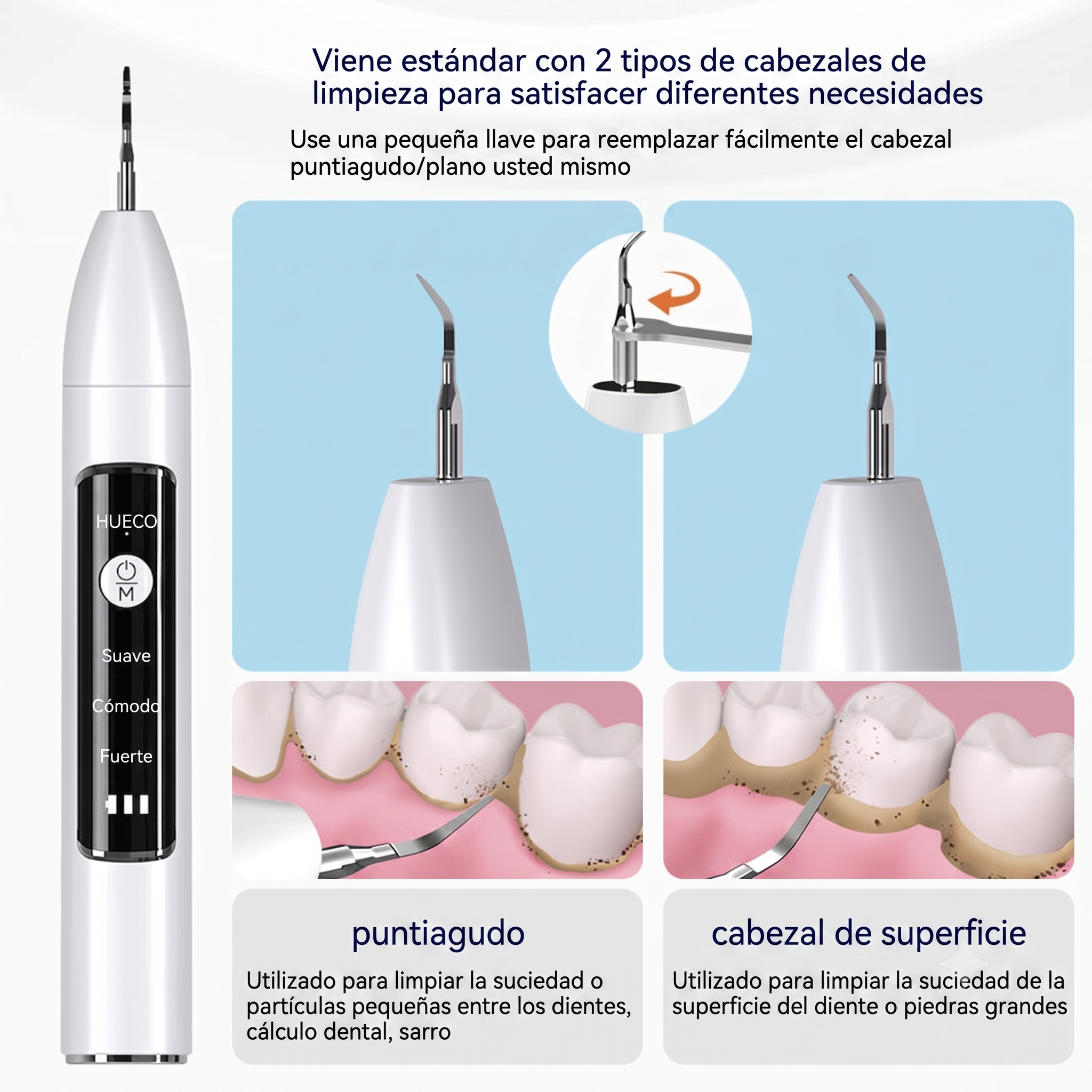 Limpiador Dental Ultrasónico Profesional Nuvella