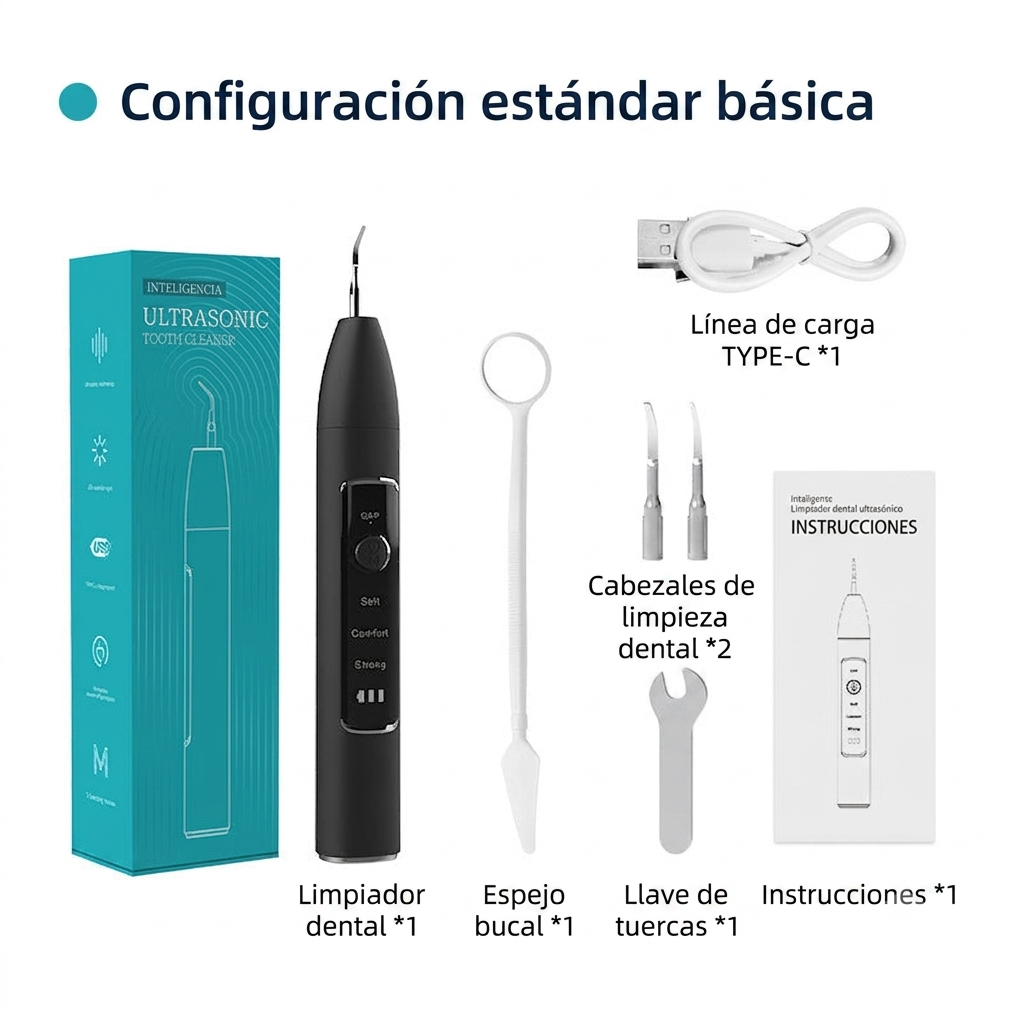 Limpiador Dental Ultrasónico Profesional Nuvella