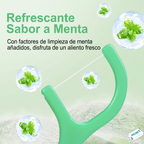 Palillos con Hilo Dental Sabor a Menta (Cuidado Portátil)
